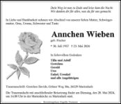 eine Anzeige