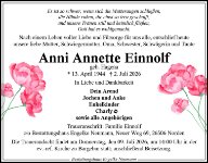 eine Anzeige